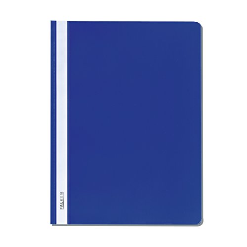 Original Falken Plastik-Schnellhefter. Aus PP-Folie für DIN A4 kaufmännische Heftung blau Hefter ideal für Büro und Schule von Exacompta