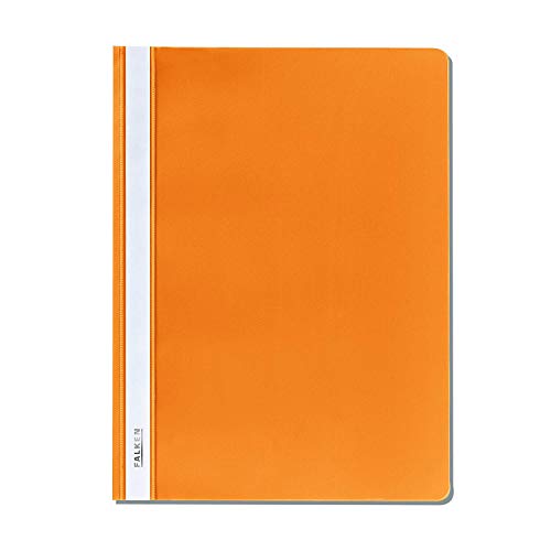 Original Falken Plastik-Schnellhefter. Aus PP-Folie für DIN A4 kaufmännische Heftung orange Hefter ideal für Büro und Schule Original Falken Plastik-Schnellhefter. Aus PP-Folie für DIN A4 kaufmännische Heftung orange Hefter ideal für Büro und Schule von Exacompta