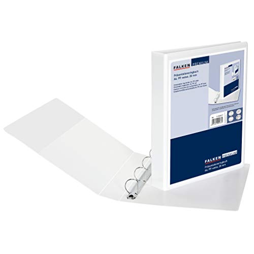 Original Falken Premium Präsentationsringbuch Kunststoffbezug außen und innen 4 Ring-Mechanik DIN A4 Füllhöhe 20 mm weiß ideal für Angebots- und Unternehmenspräsentationen Ringbuch | weiss Original Falken Premium Präsentationsringbuch Kunststoffbezug außen und innen 4 Ring-Mechanik DIN A4 Füllhöhe 20 mm weiß ideal für Angebots- und Unternehmenspräsentationen Ringbuch | weiss von FALKEN
