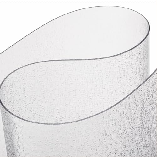 ExactMade Transparenter Tischschutz, hergestellt in den USA, sicher, 50,8 x 183,9 cm, 2 mm dickes, transparentes Kieselstein-strukturiertes Vinyl, transparenter Tischschutz für Arbeitsplatte von ExactMade