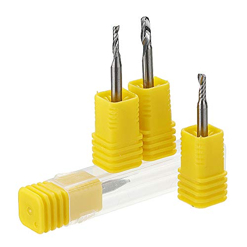 ExcLent 1/8 Zoll Schaft Single Flute Fräser 1-3.17Mm Wolfram Stahl Pcb Gravur Bit Cnc Werkzeug - 2,5 mm von ExcLent