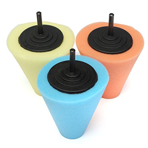 ExcLent Schwamm Kegel Polieren Schaum Pad Polnische Buffing Werkzeug - gelb ExcLent Schwamm Kegel Polieren Schaum Pad Polnische Buffing Werkzeug - gelb von ExcLent