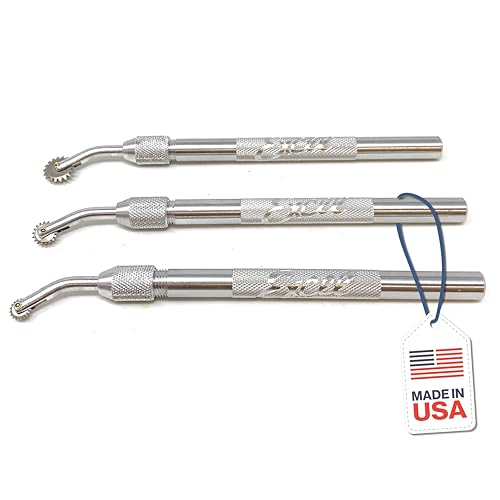 Excel Blades 30612 Blades 3-teiliges Excel Pounce Wheel Sets, Stoffspurrad, Prägewerkzeug und Perforator, inklusive 3 Kopfaufsätzen, ideal für Einkerbungen Excel Blades 30612 Blades 3-teiliges Excel Pounce Wheel Sets, Stoffspurrad, Prägewerkzeug und Perforator, inklusive 3 Kopfaufsätzen, ideal für Einkerbungen von Excel Blades