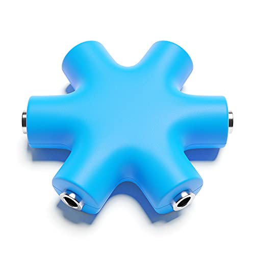 ExcelValley - Mono Patchkabel Splitter - TS 3,5mm 1/8" - Modularer Synth Eurorack [Blau] von ExcelValley