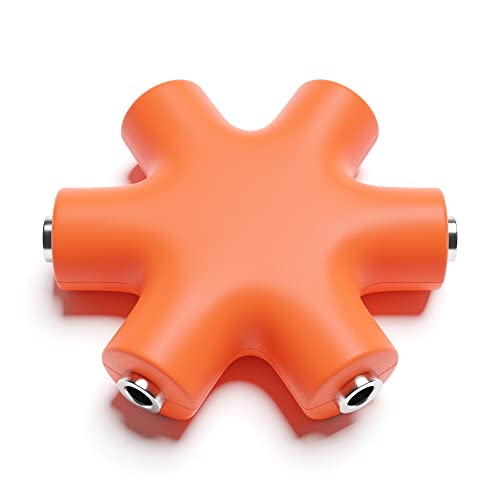 ExcelValley - Mono Patchkabel Splitter - TS 3,5mm 1/8" - Modularer Synth Eurorack [Orange] von ExcelValley