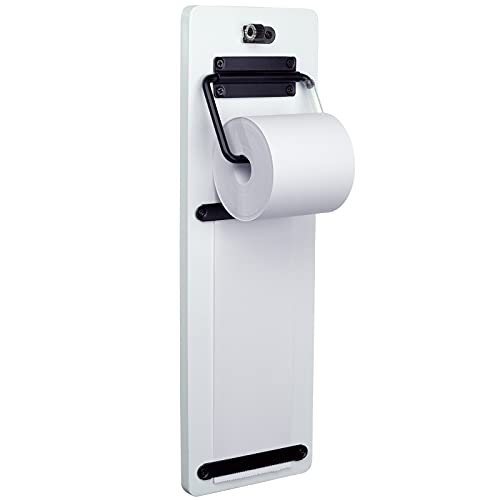 Notizpapierspender zur Wandmontage, mit Einer 40 m Langen Rolle Papier (weiß) von Excello Global Products