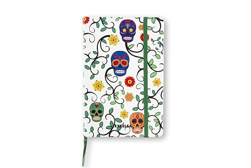 Excelsa Calavera Notizbuch, A5, liniert, Hardcover mit mexikanischen Totenköpfen, 96 Blatt Excelsa Calavera Notizbuch, A5, liniert, Hardcover mit mexikanischen Totenköpfen, 96 Blatt von Excelsa