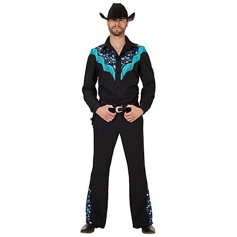 butttinette Kostüm "Cowboy" für Herren, schwarz/blau butttinette Kostüm "Cowboy" für Herren, schwarz/blau von Exclusive Design by buttinette