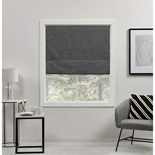 Exclusive Home Curtains - WS012478DSEHC1 020 Acadia Total Blackout Roman Shade, 31x64, Grau von Exclusive Home Curtains