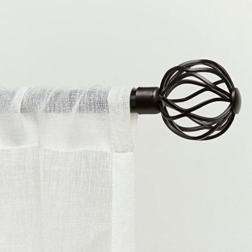 Exclusive Home Curtains Ogee Gardinenstange und Endstück-Set, Eisen, Matte Bronze, 36" to 72", 2 Exclusive Home Curtains Ogee Gardinenstange und Endstück-Set, Eisen, Matte Bronze, 36" to 72", 2 von Exclusive Home