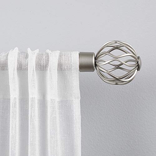 Exclusive Home Vorhangstange und Endstück, Ogee, Eisen, Mattes Silber, 36" to 72" Exclusive Home Vorhangstange und Endstück, Ogee, Eisen, Mattes Silber, 36" to 72" von Exclusive Home