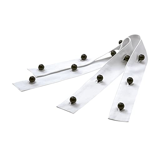 Exner Knopfleiste für Kochjacken-Kugelknöpfe, 6-fach Knopfleiste, 100% Baumwolle, Farbe weiß Exner Knopfleiste für Kochjacken-Kugelknöpfe, 6-fach Knopfleiste, 100% Baumwolle, Farbe weiß von EXNER