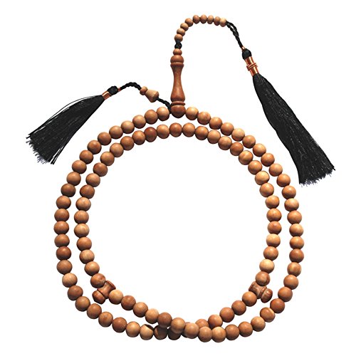 Sandalwood Prayer beads - 8mm-bead Sandal wood Tasbih Prayer Beads Misbaha Subha by Exotic Beads von Exotic Beads