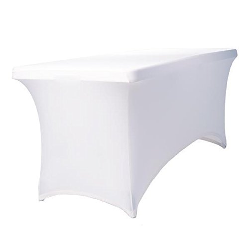 Expand Tischhusse, Tischcover Weiß - Tisch Husse, Cover als Tischdecke - 110cm bis 130cm - Geschlossen - Stretch Expand Tischhusse, Tischcover Weiß - Tisch Husse, Cover als Tischdecke - 110cm bis 130cm - Geschlossen - Stretch von Expand