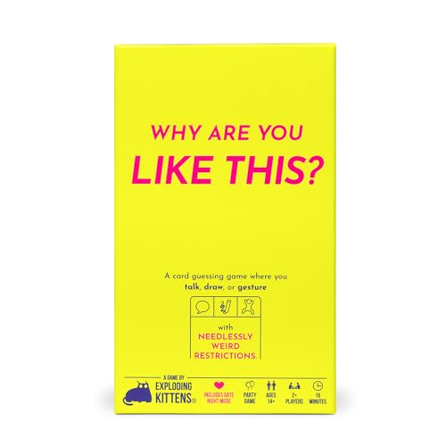 Exploding Kittens Why Are You Like This - A Word Guessing Card Game - Party Card Game for Adults Valentines Gift Date Night Game Valentine’s Gift Valentine’s Game 200+ Cards Exploding Kittens Why Are You Like This - A Word Guessing Card Game - Party Card Game for Adults Valentines Gift Date Night Game Valentine’s Gift Valentine’s Game 200+ Cards von Exploding Kittens