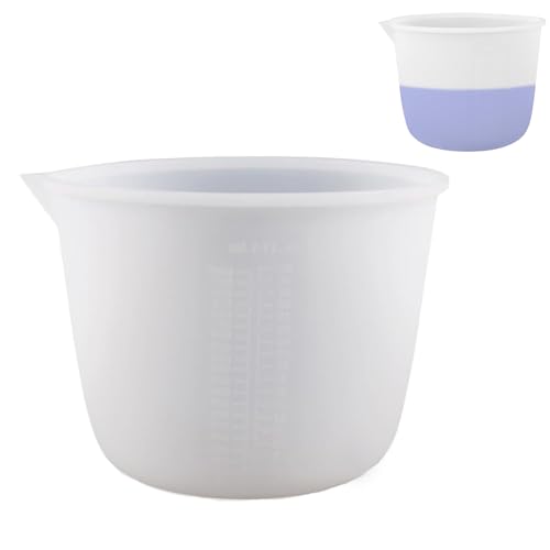 Exsbtay Silikon Messbecher 1000ml, Große Silikon Messbecher Epoxidharz, Mischbecher für Gießformen, DIY-Handmade, Silikonbecher zum Gießen, DIY Handmade, Basteln, Schmuck Machen, Küche Exsbtay Silikon Messbecher 1000ml, Große Silikon Messbecher Epoxidharz, Mischbecher für Gießformen, DIY-Handmade, Silikonbecher zum Gießen, DIY Handmade, Basteln, Schmuck Machen, Küche von Exsbtay