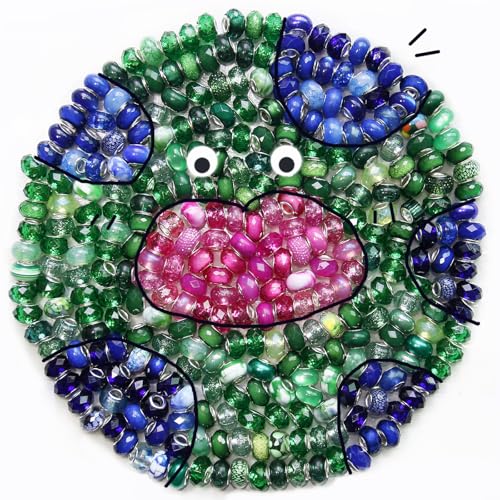 Exway Europäische Abstandshalter mit großem Loch, Feenstäbe, Gartenperlen für Stäbe, Dekoration, Lampwork, Murano-Perlen, Kristallperlen für DIY-Charm-Armbänder, Halsketten, Schmuckherstellung, 150 Exway Europäische Abstandshalter mit großem Loch, Feenstäbe, Gartenperlen für Stäbe, Dekoration, Lampwork, Murano-Perlen, Kristallperlen für DIY-Charm-Armbänder, Halsketten, Schmuckherstellung, 150 von Exway