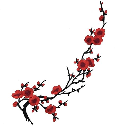 1pc Blumenapparat, 16x5 Zoll weiches Stoffblüteneisen auf Flecken, Mehrzweck -Stickflecken für Hochzeitskleid -Nähen, Handwerksdien, Kleidung, rot. 1pc Blumenapparat, 16x5 Zoll weiches Stoffblüteneisen auf Flecken, Mehrzweck -Stickflecken für Hochzeitskleid -Nähen, Handwerksdien, Kleidung, rot. von Eyccier