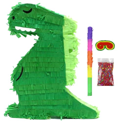Dinosaurierparty bevorzugt Dinosaurier Piñata mit Plastikstäbchen, Papierblindzeuge und Konfetti, Pinatas für Geburtstagsfeier Spiel -Aktivitäten Themen -Dekor.. Dinosaurierparty bevorzugt Dinosaurier Piñata mit Plastikstäbchen, Papierblindzeuge und Konfetti, Pinatas für Geburtstagsfeier Spiel -Aktivitäten Themen -Dekor.. von Eyccier
