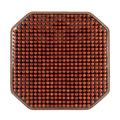 Eyccier 1 PC Auto Perlen Sitzdecke Sommer Autositz Cover Autositz Perlen Holzperlen Coole Autokissen Matte für Home Office Sommerstuhl Kissen von Eyccier