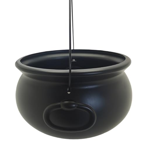 Eyccier Cauldron 12, 6 Zoll Hexen Kessel Halloween Candy Bowlhalter Plastiktopf mit Grifftrick oder Behandlungsfeier -Lieferungen Halloween -Dekorationen.. Eyccier Cauldron 12, 6 Zoll Hexen Kessel Halloween Candy Bowlhalter Plastiktopf mit Grifftrick oder Behandlungsfeier -Lieferungen Halloween -Dekorationen.. von Eyccier