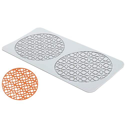 Spitze Silikonform 2 Hohlraum Runde Form Tuille Formen DIY Nicht-Stick-Spitzenform Flexible Lebensmittelqualität wiederverwendbare hitzebeständige Silikonformen für Fondantschokolade... Spitze Silikonform 2 Hohlraum Runde Form Tuille Formen DIY Nicht-Stick-Spitzenform Flexible Lebensmittelqualität wiederverwendbare hitzebeständige Silikonformen für Fondantschokolade... von Eyccier