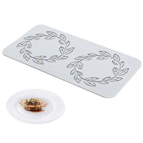 Spitze Silikonform 2 Hohlraumkranzform Tuille Formen DIY Nicht-Stick-Spitzenform Flexibler Lebensmittel Grad wiederverwendbares hitzebeständige Silikonformen für Fondant-Schokolade... Spitze Silikonform 2 Hohlraumkranzform Tuille Formen DIY Nicht-Stick-Spitzenform Flexibler Lebensmittel Grad wiederverwendbares hitzebeständige Silikonformen für Fondant-Schokolade... von Eyccier
