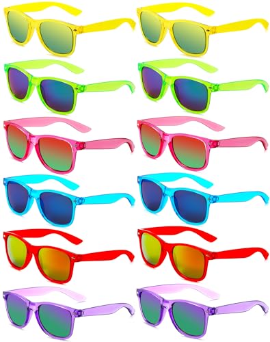 Eyegla 12 Stücke Bunte Neon Party Sonnenbrillen Set Vintage Coole Lustige Party Brillen Für Damen Herren Eyegla 12 Stücke Bunte Neon Party Sonnenbrillen Set Vintage Coole Lustige Party Brillen Für Damen Herren von Eyegla