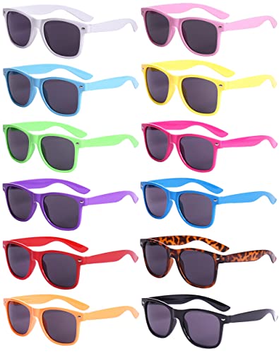 Eyegla 12 Stücke Bunte Neon Party Sonnenbrillen Set Vintage Coole Lustige Party Brillen Für Damen Herren Eyegla 12 Stücke Bunte Neon Party Sonnenbrillen Set Vintage Coole Lustige Party Brillen Für Damen Herren von Eyegla