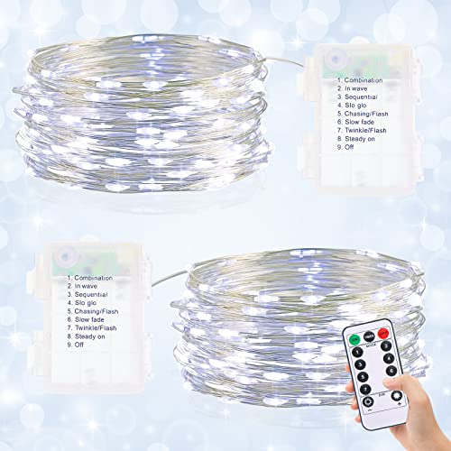 Eyesgood LED Halloween Lichterkette Innen Batterie Betrieb 5M 50 LED Lichterkette Außen Weihnachtsbaum Weiß Lichterketten mit Timer Fernbedienung für Weihnachten Kinderzimmer Garten Eyesgood LED Halloween Lichterkette Innen Batterie Betrieb 5M 50 LED Lichterkette Außen Weihnachtsbaum Weiß Lichterketten mit Timer Fernbedienung für Weihnachten Kinderzimmer Garten von Eyesgood