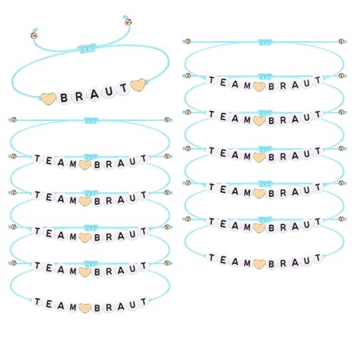 Eyezeeption 12 Stück Blau Jga Armbänder Frauen Team Braut Jga Accessoires Frauen, Junggesellenabschied Frauen Jga Deko Frauen Team Bridesmaids Jungessellinnenabschied Braut Team Bride Armbänder. Eyezeeption 12 Stück Blau Jga Armbänder Frauen Team Braut Jga Accessoires Frauen, Junggesellenabschied Frauen Jga Deko Frauen Team Bridesmaids Jungessellinnenabschied Braut Team Bride Armbänder. von Eyezeeption