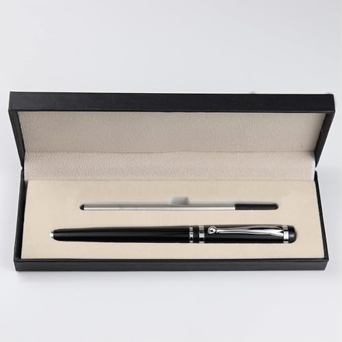 Eylkeup Metall Kugelschreiber mit Geschenkbox, Personalisierte Kugelschreiber mit 2 Minen Schwarze Tinte für für Freunde, Kollegen,Klassenkameraden Eylkeup Metall Kugelschreiber mit Geschenkbox, Personalisierte Kugelschreiber mit 2 Minen Schwarze Tinte für für Freunde, Kollegen,Klassenkameraden von Eylkeup