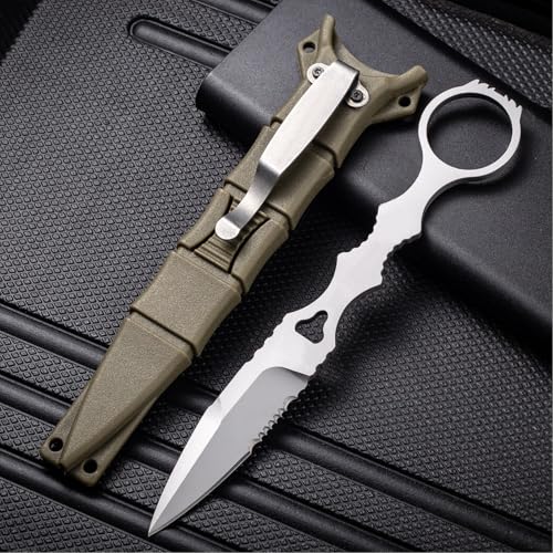 Klein Messer, EDC Messer mit Kydex Scheide, Outdoor Messer, Stiefelmesser Gürtelmesser, Premium Survival Messer, Gürtelmesser für Outdoor Camping Angeln Wandern Klein Messer, EDC Messer mit Kydex Scheide, Outdoor Messer, Stiefelmesser Gürtelmesser, Premium Survival Messer, Gürtelmesser für Outdoor Camping Angeln Wandern von Eylkeup