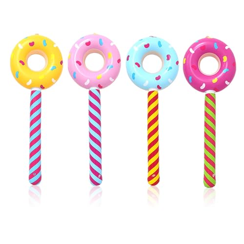 4 PCS Aufblasbare Donut Bars,Süßigkeitenschwimmer,Aufblasbare Stäbe Kinder Donut-Spielzeug Set für Poolpartys,Süßigkeiten Themen Geburtstags 4 PCS Aufblasbare Donut Bars,Süßigkeitenschwimmer,Aufblasbare Stäbe Kinder Donut-Spielzeug Set für Poolpartys,Süßigkeiten Themen Geburtstags von Eymobad