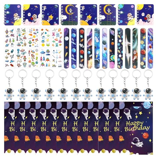 62 pcs Weltraum Kindergeburtstag Mitgebsel Set,Astronaut Party Gastgeschenke Kinder, mit Schlüsselanhänger Schnapparmbänder Geschenktüten Aufkleber Notizbuch,für Astronaut Kindergeburtstag Deko 62 pcs Weltraum Kindergeburtstag Mitgebsel Set,Astronaut Party Gastgeschenke Kinder, mit Schlüsselanhänger Schnapparmbänder Geschenktüten Aufkleber Notizbuch,für Astronaut Kindergeburtstag Deko von Eymobad