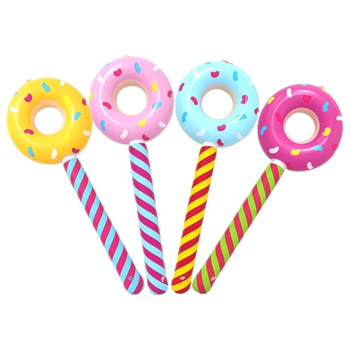 Aufblasbarer Donut Stick,4 PCS Aufblasbare Donut Bars Spielzeug Wasserspielzeug Set,für Sommer Jungen Mädchen Donut Party Dekoration Ballon Candyland partydekorationen Aufblasbarer Donut Stick,4 PCS Aufblasbare Donut Bars Spielzeug Wasserspielzeug Set,für Sommer Jungen Mädchen Donut Party Dekoration Ballon Candyland partydekorationen von Eymobad