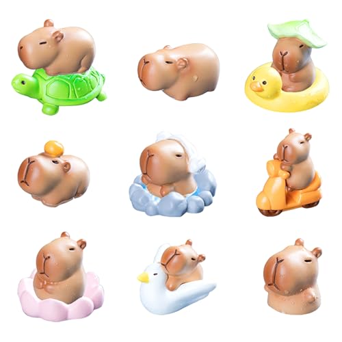Eymobad 13 Stück Mini Capybara aus Kunstharz,Mini Capybara Tortendeko, Capybara Sachen, Partyzubehör Capybara Tierpflanzen, Capybara Figuren, Capybara Spielzeug für Miniaturlandschaft, Schreibtisch Eymobad 13 Stück Mini Capybara aus Kunstharz,Mini Capybara Tortendeko, Capybara Sachen, Partyzubehör Capybara Tierpflanzen, Capybara Figuren, Capybara Spielzeug für Miniaturlandschaft, Schreibtisch von Eymobad