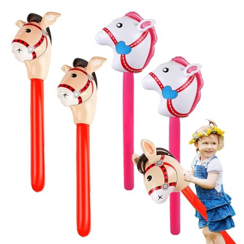 Eymobad 4 Stück Aufblasbare Pferdekopfstäbe,Aufblasbares Stabpferd,Steckenpferd Kinder,Pferde Requisiten Supplies Ballons Festival Cosplay für Halloween Weihnachten Mottopartys Karneval Geburtstags Eymobad 4 Stück Aufblasbare Pferdekopfstäbe,Aufblasbares Stabpferd,Steckenpferd Kinder,Pferde Requisiten Supplies Ballons Festival Cosplay für Halloween Weihnachten Mottopartys Karneval Geburtstags von Eymobad
