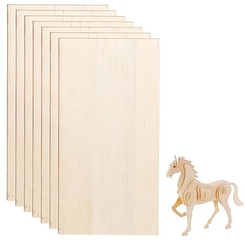 6 Stück Balsaholz Platten 200 x 100 x 2mm Sperrholzplatte Holzplatten zum Basteln Holzbrett Balsabretter Holzscheiben Holz Platten für Laserprojekte DIY Modell Kunst und Handwerk 6 Stück Balsaholz Platten 200 x 100 x 2mm Sperrholzplatte Holzplatten zum Basteln Holzbrett Balsabretter Holzscheiben Holz Platten für Laserprojekte DIY Modell Kunst und Handwerk von Ezranova