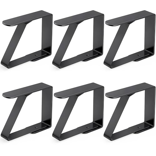 Tischdecke Clips, Tischdecke Edelstahl Tischdecke Schwarze Tischdecke Outdoor Tischdecke Clips für Familien Esstisch, Picknick, Partys, Hochzeiten (5 x 4 cm) (4) von Ezranova