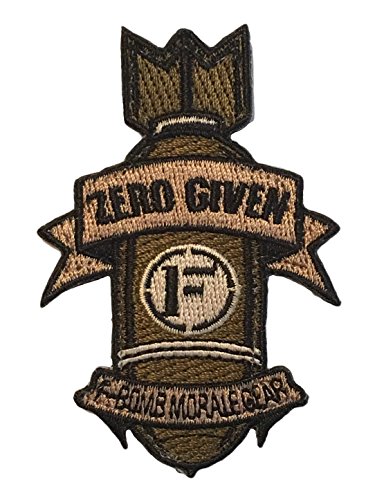 Zero Given "F-Bomb" bestickter Moral Patch von F-Bomb Morale Gear