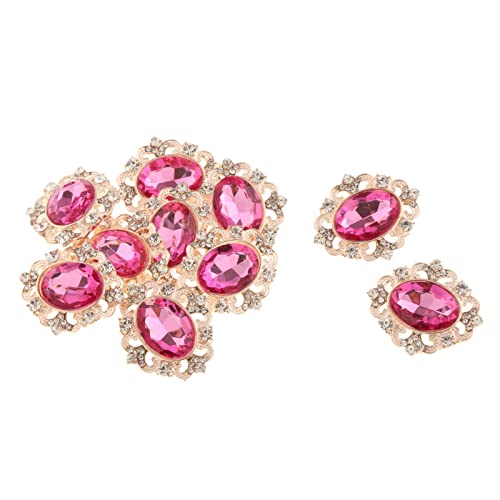 F Fityle 10 Stück Bling-Kristall-Strass-Knöpfe 3,8 x 2,5 cm zum Aufnähen, Legierung, Dekor, Verzierungen für DIY, Nähen, Handyhülle, Schmuck, Hochzeitsstrauß, ROSA F Fityle 10 Stück Bling-Kristall-Strass-Knöpfe 3,8 x 2,5 cm zum Aufnähen, Legierung, Dekor, Verzierungen für DIY, Nähen, Handyhülle, Schmuck, Hochzeitsstrauß, ROSA von F Fityle