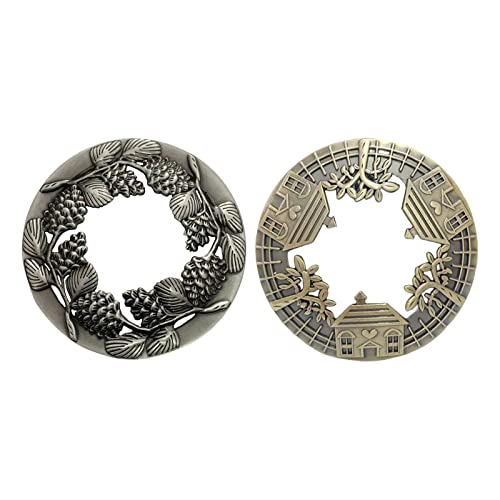 F Fityle 2er Pack Vintage Stil Kerzenhut für schnelles Schmelzen, Dekoration für Zuhause, Haus Bronze von F Fityle