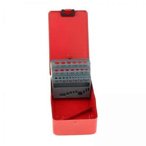 F Fityle 2x Spiralbohrer Etui, Bohrer Spender Organizer, Tragbarer, Stabiler Bohrer Indexkasten Aus Eisen, Indexierter Aufbewahrungskoffer F Fityle 2x Spiralbohrer Etui, Bohrer Spender Organizer, Tragbarer, Stabiler Bohrer Indexkasten Aus Eisen, Indexierter Aufbewahrungskoffer von F Fityle