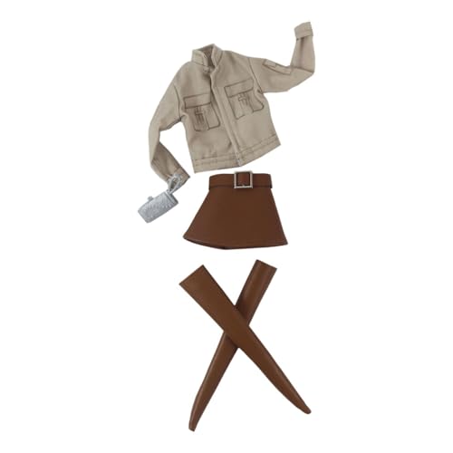 F Fityle 30 cm BJD Puppenkleidung 1/6 BJD Puppen Kleidung Khaki Arbeitsjacke Rock Stylischer Puppenanzug 12 Zoll Puppenoutfit Puppenzubehör F Fityle 30 cm BJD Puppenkleidung 1/6 BJD Puppen Kleidung Khaki Arbeitsjacke Rock Stylischer Puppenanzug 12 Zoll Puppenoutfit Puppenzubehör von F Fityle