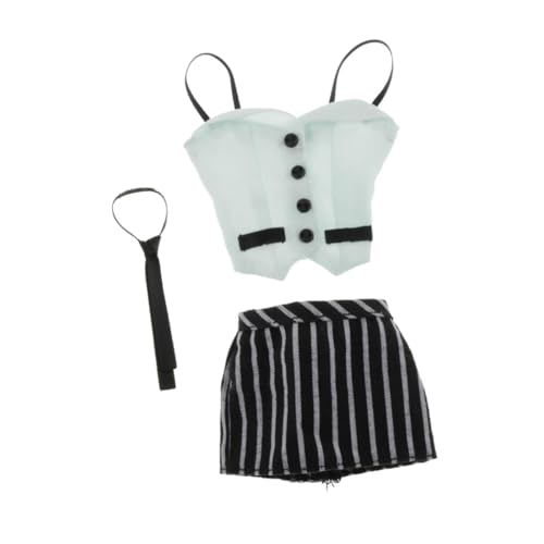 F Fityle 3x1/6 Maßstab Damen Kleidung Anzug, Voll Anzug, Top Rock und Krawatte, DIY Puppe Cosplay Mode Geschenke Outfit für 12 Zoll Figur Körper, Grau F Fityle 3x1/6 Maßstab Damen Kleidung Anzug, Voll Anzug, Top Rock und Krawatte, DIY Puppe Cosplay Mode Geschenke Outfit für 12 Zoll Figur Körper, Grau von F Fityle