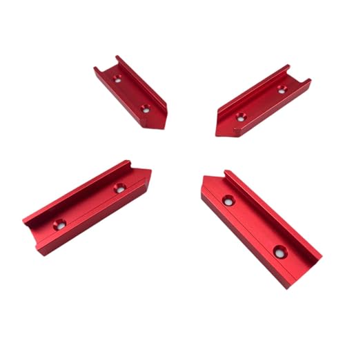 F Fityle 4X -Jig -Fixture -Schlitzanschluss T Slot Gehrungsspur Holzbearbeitung und Klemmen Fixture Hochstärker, Rot F Fityle 4X -Jig -Fixture -Schlitzanschluss T Slot Gehrungsspur Holzbearbeitung und Klemmen Fixture Hochstärker, Rot von F Fityle