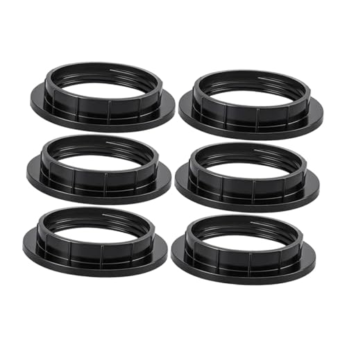 F Fityle 6X E26/E27 Schatten e Retainer Praktische Isolierende Adapter für Lampenschirme DIY Leuchten, Schwarzes Bakelit F Fityle 6X E26/E27 Schatten e Retainer Praktische Isolierende Adapter für Lampenschirme DIY Leuchten, Schwarzes Bakelit von F Fityle