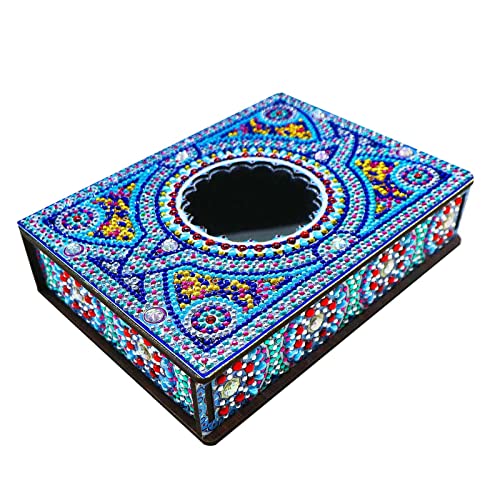 F Fityle DIY Diamantmalerei Schmuckschatulle Holz Aufbewahrungsbox, kreatives -Kunst-Kit Schmuckschatulle Diamant-Holzkiste, Styled F Fityle DIY Diamantmalerei Schmuckschatulle Holz Aufbewahrungsbox, kreatives -Kunst-Kit Schmuckschatulle Diamant-Holzkiste, Styled von F Fityle