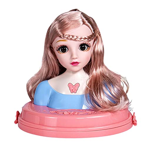 F Fityle Kreativer Puppenkopf für besondere Anlässe - Haarstyling Spielzeug für Mädchen von F Fityle